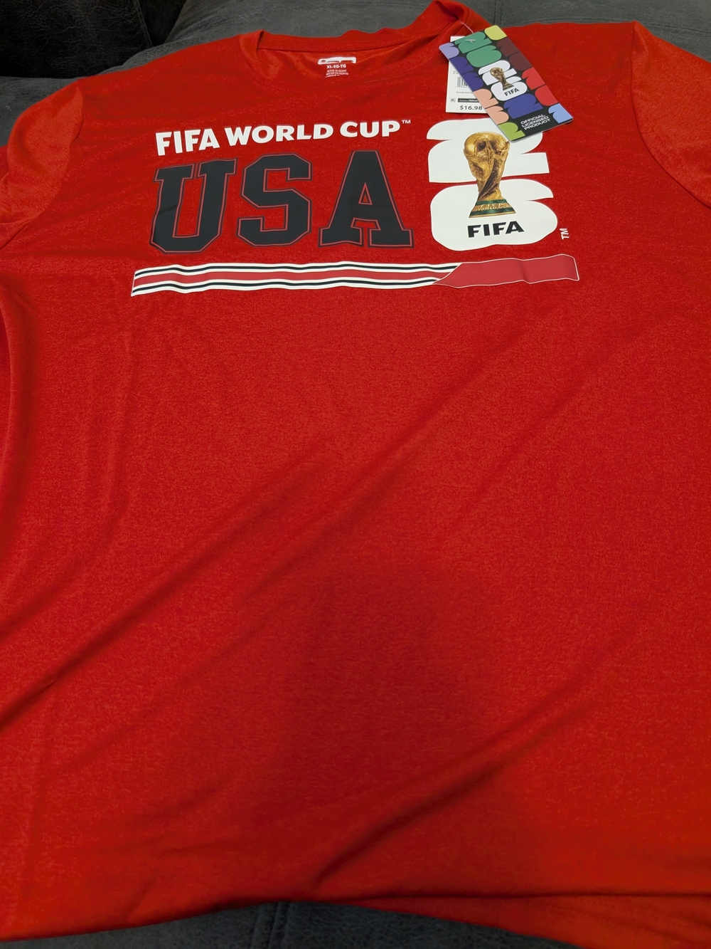 FIFA World Cup USA Red Graphic Tee